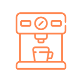 Ikon av kaffemaskin